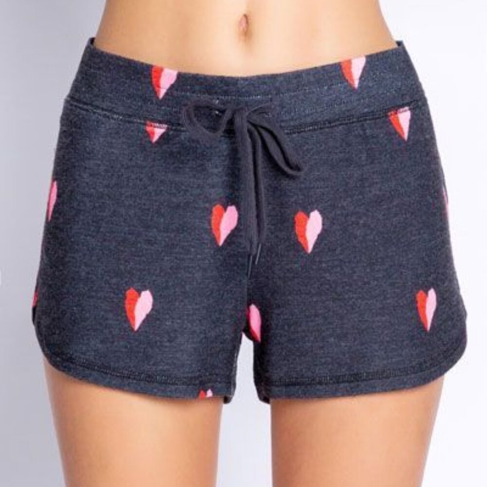 NWT PJ Salvage | Sealed With A Kiss Slate Short - LARGE